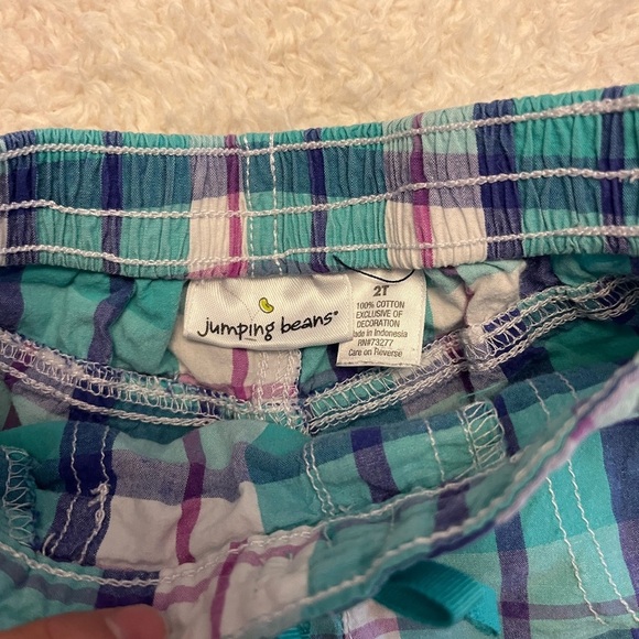 Jumping Bean Plaid Shorts - Picture 2 of 4